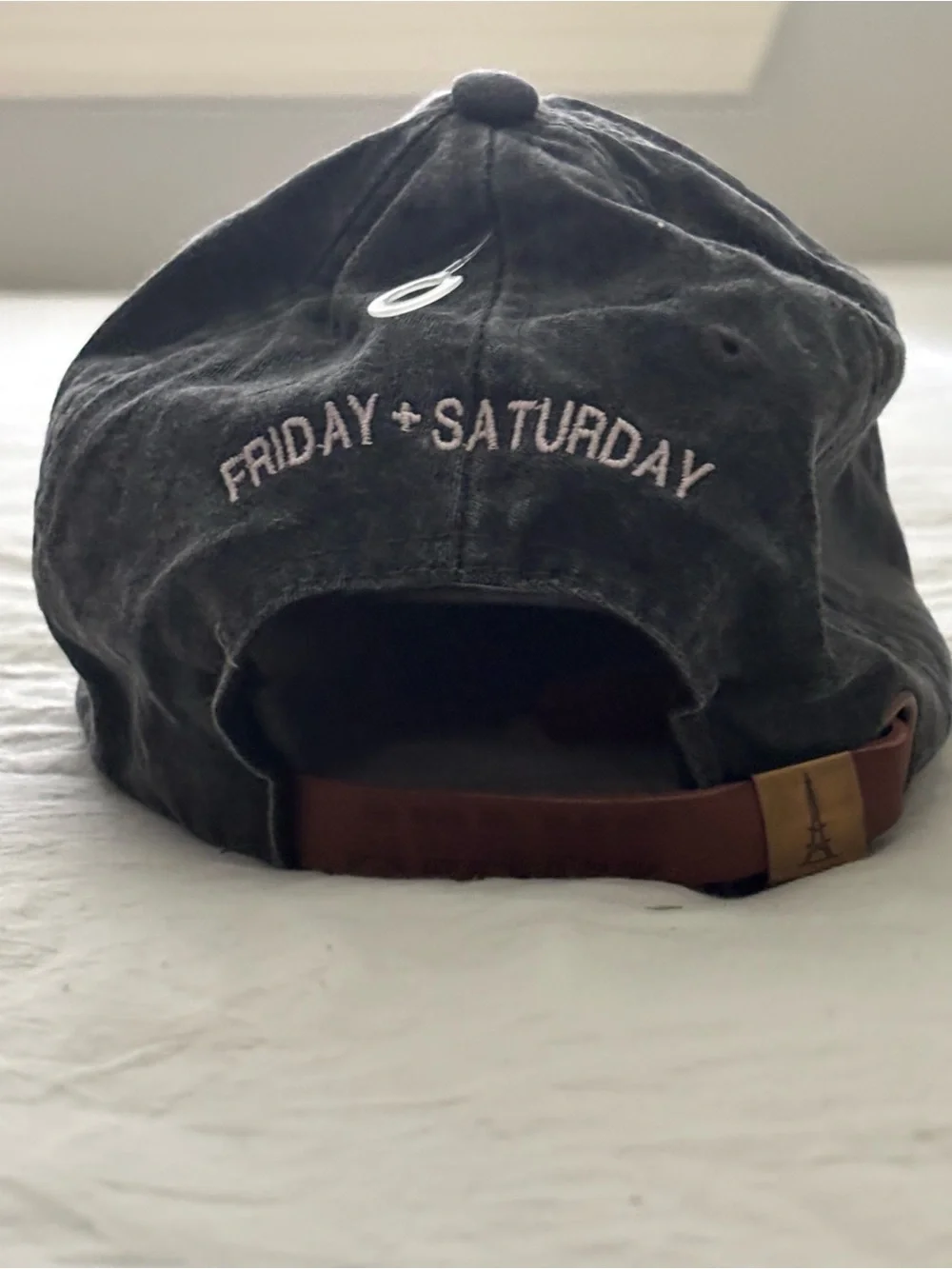 Adams Black Cap with Pink 